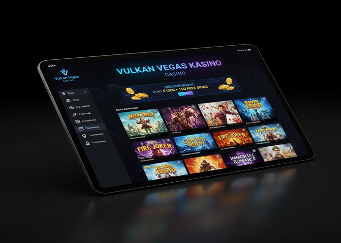 Vulkan Vegas Kasino Kasino na tabletu